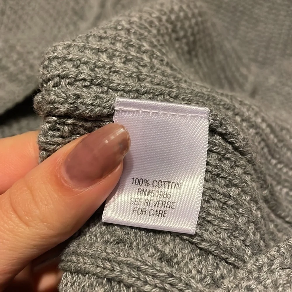 Nwt Croft‎ & Barrow Gray Cowl Neck Sweater